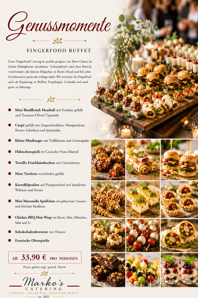 Fingerfood Buffet